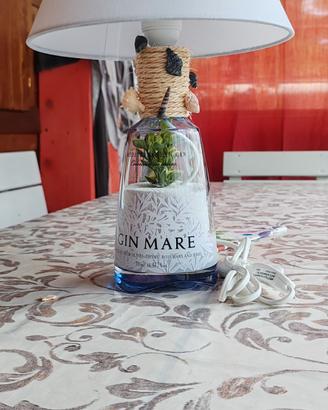 lampada bottiglia Gin