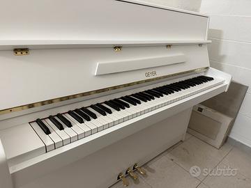 Pianoforte tedesco bianco