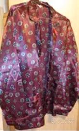 camicia da camera seta vintage 