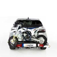 Porta moto da gancio di traino