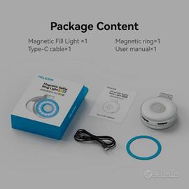 Luce selfie MagSafe Telesin x smartphone