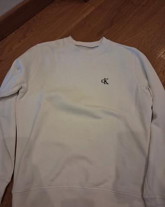 Felpa Calvin Klein bianca 