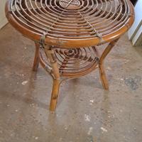 Tavolino in vimini