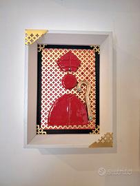 quadretti di ceramica San Gennaro a mano ceramica