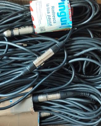 Cavi audio, connessioni anche Neutrik, da 5 a 10 m