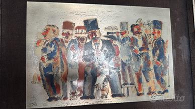 Quadro Franz Borghese serigrafia numerata firmata