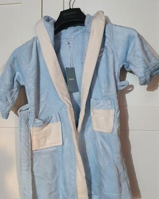 Accappatoio bambino Grigio Perla 2y