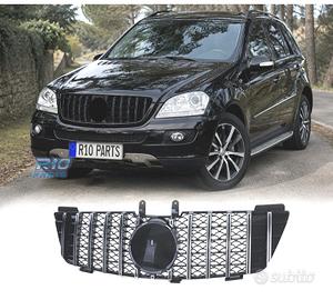 GRIGLIA MERCEDES M ML W164 05-08 NERO CROMATO
