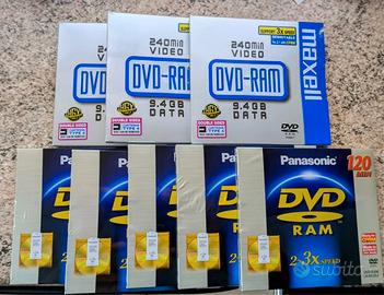 dvd-ram - Panasonic Maxell - 5 x 120 + 3 x 240