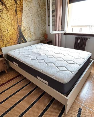 Letto francese+materasso+lenzuola