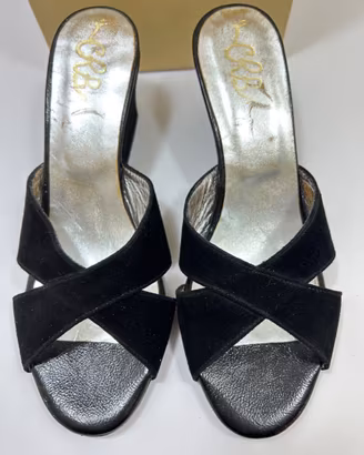 CIABATTA ZEPPA -CAMOSCIO VERA PELLE N.36 -NUOVA