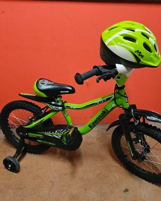 bici kawasaki 16 pollici