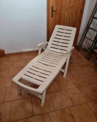 Sdraio lettino giardino reclinabile richiudibile