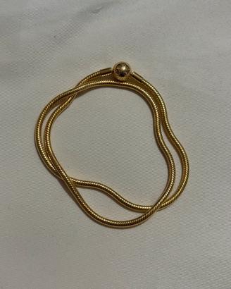 Collana chiusura a sfera logata Pandora moments