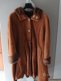 shearling cappotto 