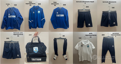 KIT VESTIARIO TRITIUM CALCIO TREZZO