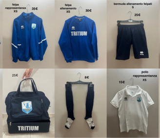 KIT VESTIARIO TRITIUM CALCIO TREZZO