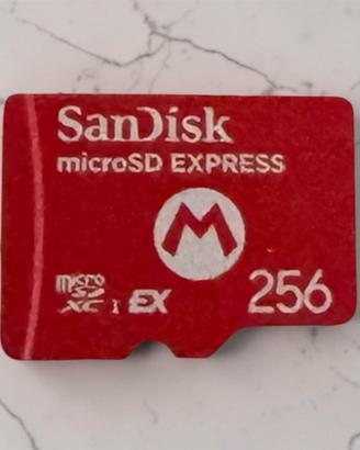 SchedaMicro SD SanDisk 256 GBper Nintendo Switch 2