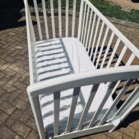 Lettino bimbi bianco - con materasso