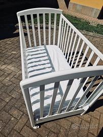 Lettino bimbi bianco - con materasso