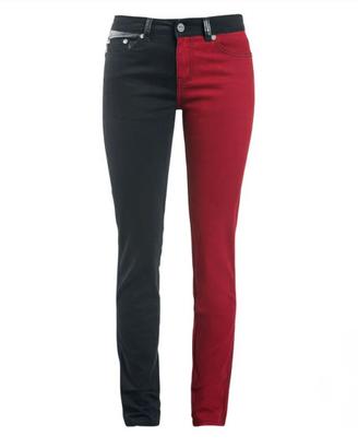 Jeans bicolore