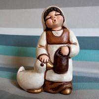 Contadina con oca  Thun Presepe Giubileo