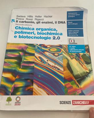 Libro di chimica organica del 5 anno scolastico