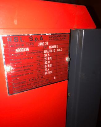 Caldaia a gasolio 32kw