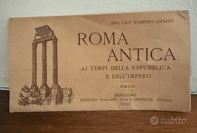 Piantina di Roma Antica pubblicazione stampa 1903