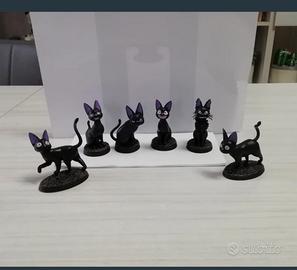 Gattino nero Jiji Gigi,in 6 versioni diverse.