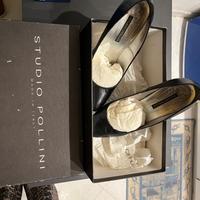 Scarpe decolté Pollini nere 38.5