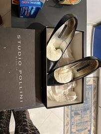 Scarpe decolté Pollini nere 38.5