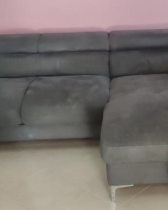 Divano con penisola letto