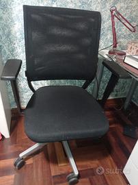 sedia girevole anatomica