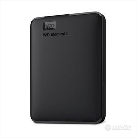 HARD DISK ESTERNO 1 TB  WD ELEMENTS