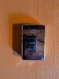 Accendino Zippo anni 90 Wings of War Made U.S.A.