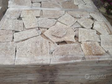 Cocciame di Travertino Noce Romano da Rivest