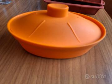 Ciotola silicone con coperchio idonea per cucinare