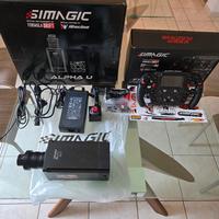 Simagic  Blunde Alpha U 23Nm e volante Fx Pro