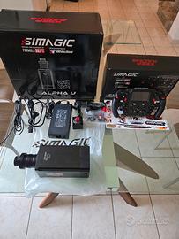 Simagic  Blunde Alpha U 23Nm e volante Fx Pro