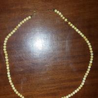 collana vintage con chiusura in oro 18 k