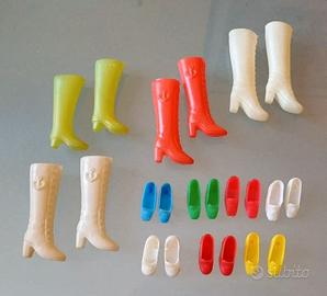 Lotto Scarpe bambola vintage CLONE Barbie / Candy