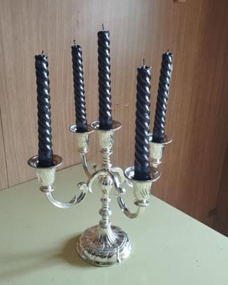 Candelabro con candele incluse