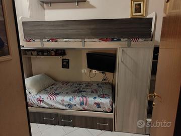 CAMERETTA CON LETTO A PONTE