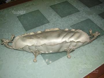 Portapane/portafrutta in peltro