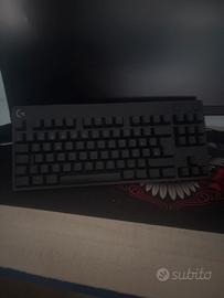 Tastiera retroilluminata logitech g pro con cavo
