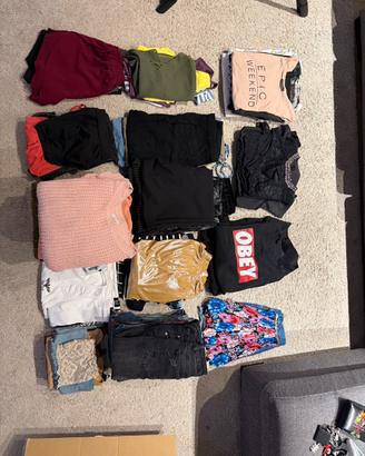 Lotto Vestiti Ragazza 63 Pezzi Totali Taglie XS/S