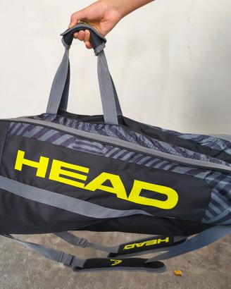 borsa più due racchette 