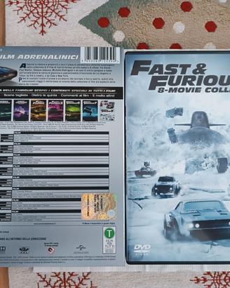 DVD Collezione film Fast & Furious 8-movie