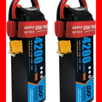 Batterie Modellismo DXF 4200 mAh 22,2V 100C NUOVE